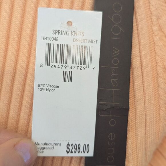 NWT House of Harlow 1960 Midi Short Sleeve Open Back Sweater Dress Sheath M Prom - Picture 6 of 7